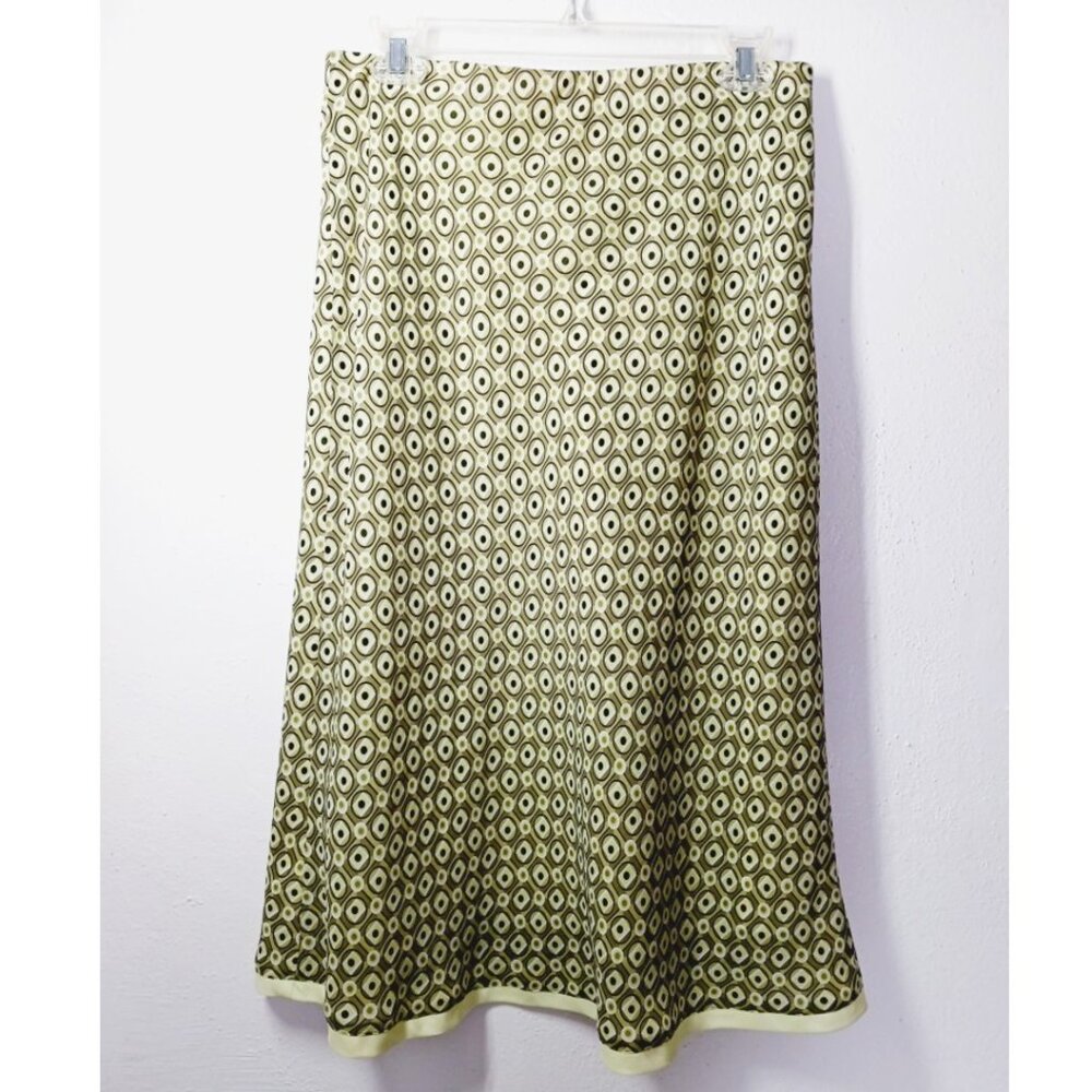CLEO elegant light A-line Spring/Summer Midi skirt, Elastic waste band